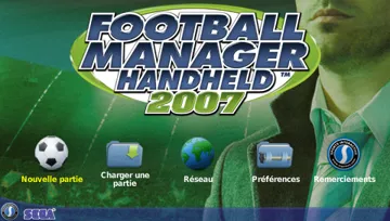 Football Manager Handheld 2007 (EU) screen shot title